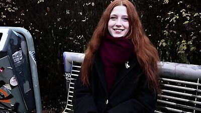 GERMAN SCOUT - Real Redhead Ginger Teen Alice Seduce with small Tits First Porn Casting without condom in Berlin