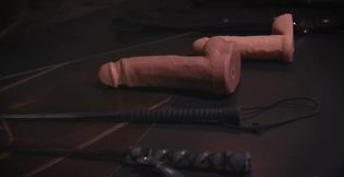 Gunnar Stone is putting a big sex toy inside Asher Day