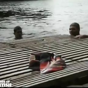 Horny Twink Gets Asshole Rammed by His Friend After Swimming in the River