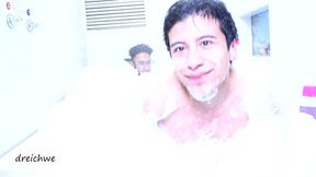 lots of foam in the jacuzzi part 1