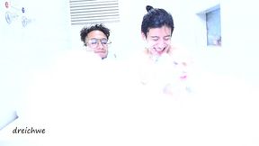 lots of foam in the jacuzzi part 1