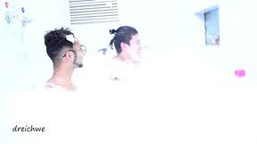 lots of foam in the jacuzzi part 1