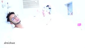 lots of foam in the jacuzzi part 1