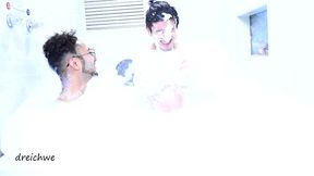 lots of foam in the jacuzzi part 1