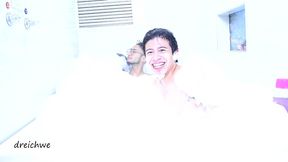 lots of foam in the jacuzzi part 1
