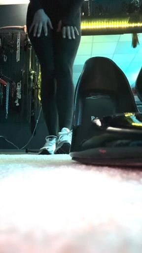 The higher the heel, the deeper your submission.