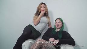 ILINA and GHALIA tell you how cuckolded you are and humiliate you