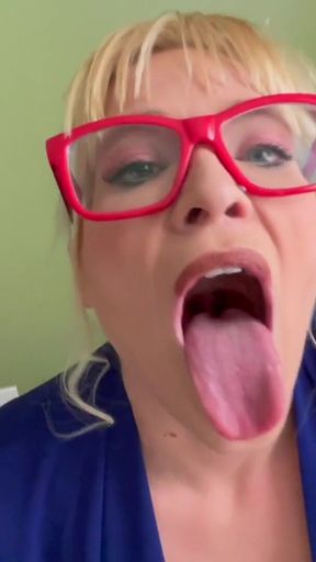 Memorable moment from &quot;SFW: Vore- Digesting a hot college student and burping him down. Belching burp gas mouth V181 (Full&quot;