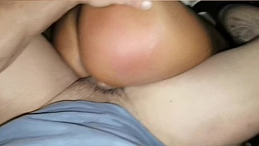 Fan DEEPTHROATS me in the car, and asks me to fuck him hard