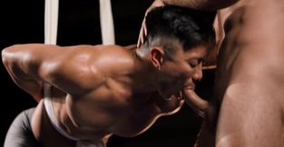 Appealing bloke plays naughty when it comes to putting cock in every hole
