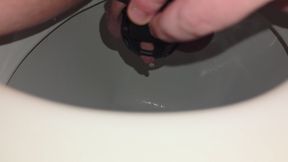 Chastity piss