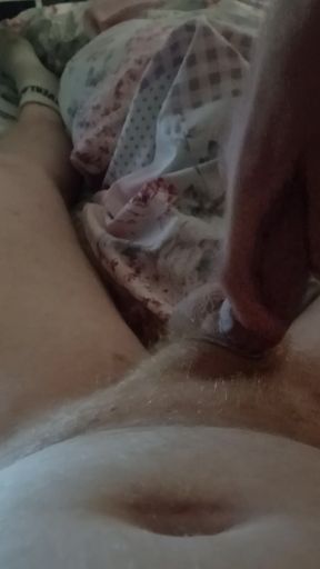 Wanking my hard cock