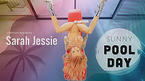 Sarah Jessie In Sunny Pool Day