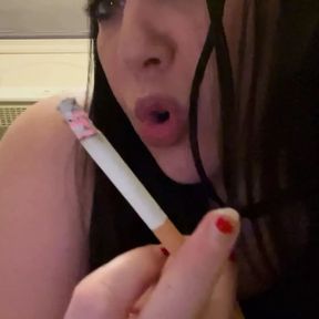 Scottish Goddess Smoking &amp; Boobs