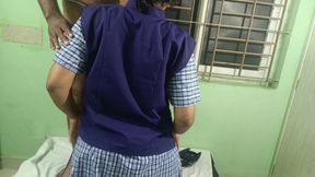 *** Enjoying Bed with Her Boyfriend with School Uniform