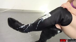Knee-high Boots Leg Fetish &amp; Beautiful Leg Tease by Ami Utada