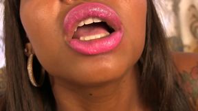 Jacking off to Nikki  sexy mouth