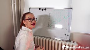 My Teacher Surprises Me and Allows Me to Fuck Her Wild Pussy