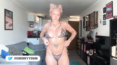 *NUDE* Bikini Try-on Haul with 18 year old British Teen with HUGE TITS