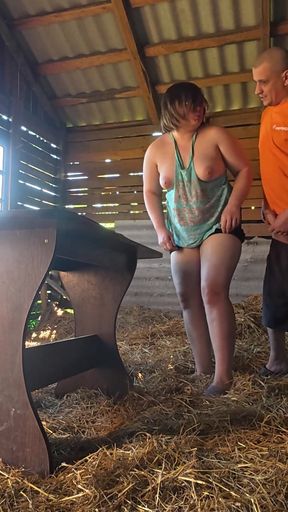 I fucked a village whore right in the barn 2   Clip 1