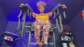 Temptress Mango with Barefoot Tickling - Giantess Foot Tickling POV