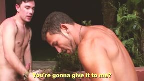 Gay Troops Scene-1_two Latino Soldiers Fuck Each Other's Asses in the Middle of the Jungle