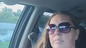 Mandy has hiccups again while driving- HD 1080p