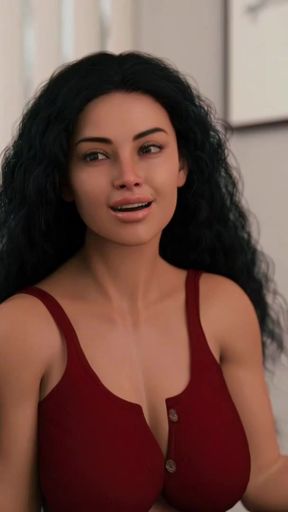 Must-see moment from &quot;Big Boobs MILF Landlady Helps Horny Tenant With His Big Boobs Fetish - My Bimbo Dream 01&quot;