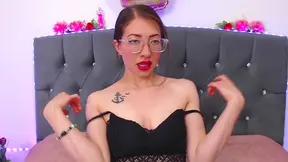 Sensual Brunette Elizabeth Moans Loudly While Fingering Her Pussy Hard