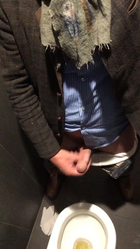 Solo on the toilet at Macdonalds