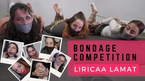 Liricaa and Andy's bondage competition on Liz Rainbow and Mia von Fox