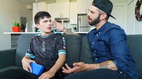 Caring Step Dad Romeo Davis Helps Step Son Felix O'Dair With His Dick Injury