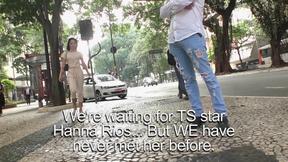 ”Glamorous Brazilian tranny chick Hanna Rios getting analized”