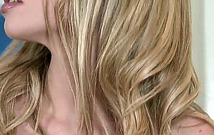 Aimee Addison strips and poses naked in the mirror