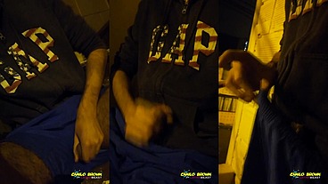 Jerking Off Outside Close Up Cum With Cars Passing By - Camilo Brown