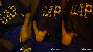 Jerking Off Outside Close Up Cum With Cars Passing By - Camilo Brown