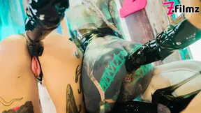 Latex lesbian fun with Anuskatzz, Miss Flora, and Lisa