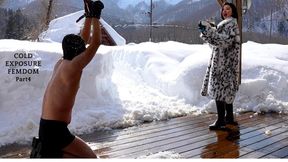Cold Exposure Femdom : Ice Water and Whip Climax (Part 4)