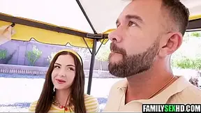 Stepdad & Stepdaughter Barbeque Fun