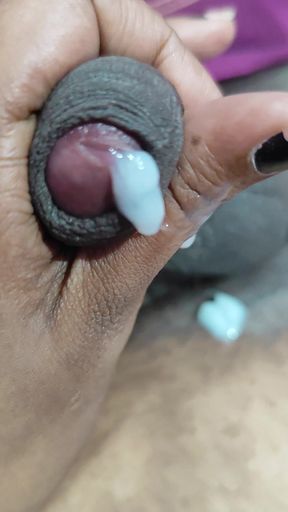 Stepmom Handjob Cumshot to Stepson in Saree