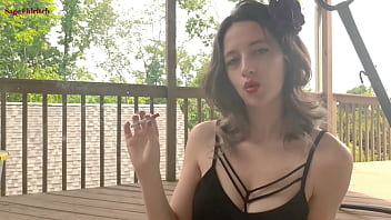 Sage Eldritch Cigarette Smoking in Red Lipstick
