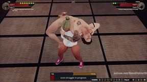 Gigi VS Felicity (Naked Fighter 3D)