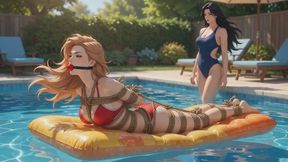 Bondage Stories #26: Confession of Consensual Poolside Restraint Bliss