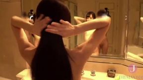 Intimate Bath Time With A Petite Beauty