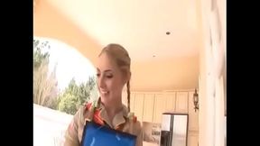 Tyler Stevenz - Cute Blonde Camp Counselor Gets with Two Studs