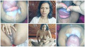 Dropping all cock water in my mouth