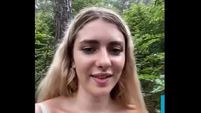 Mariid Stripchat cam girl show her her boobs and pussy on public