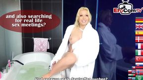 Horny brunette with pussy piercings gets fucked by the big cock