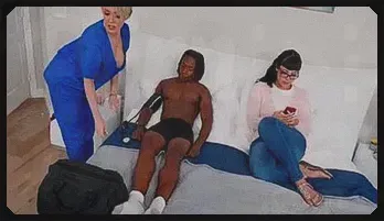 Sultry Nurse's House Call: Dee Williams and Beca Barbie