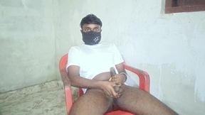 Royal Roy Playing with Big Black Dick Massaging and Cum